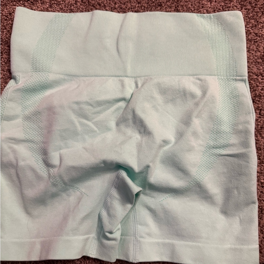 Mint Green Biker Shorts